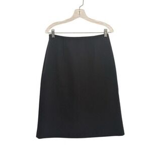 Club Monaco Skirt Cleora Jupe Women Size 4 Dark Navy Blue Pencil Straight‎ New